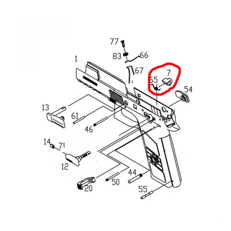 ASG CZP09 Hammer Sear & Spring Gear Of War