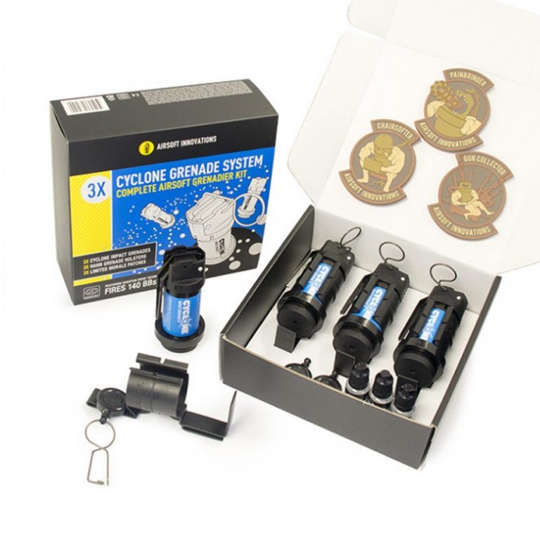 Airsoft Innovations Cyclone Impact Grenade Kit (Skirmisher 3 Pack