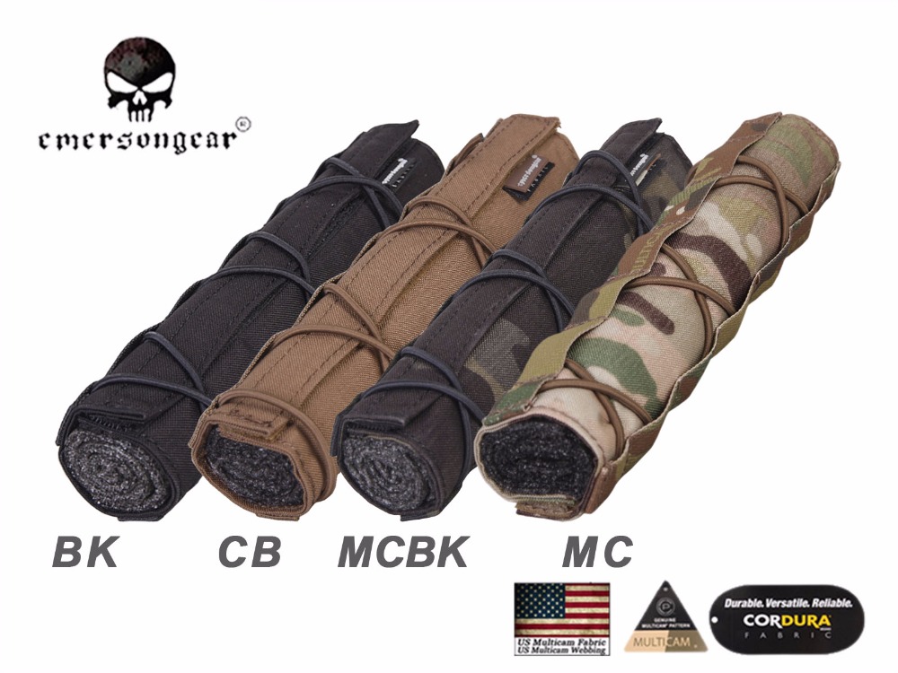 Emerson Gear Tactical 22cm Suppressor Mirage Cover BK (Black